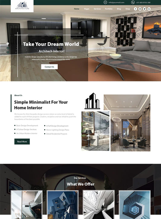 Exclusive Architecture Designer WordPress Theme