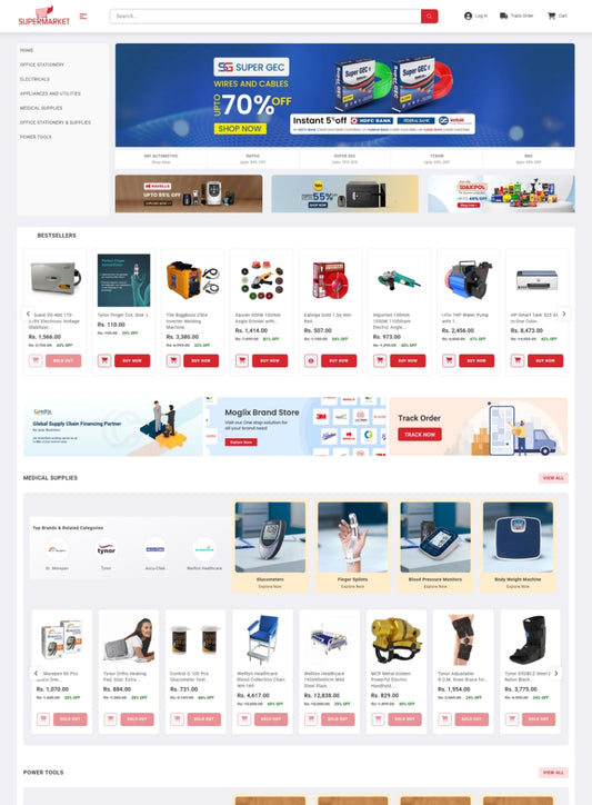 Supermarket Ecommerce Store Shopify Theme