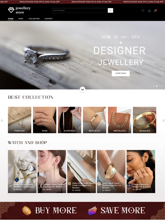 Free Jewellery Store Shopify Template