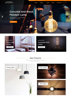 Free Lighting Shop Wordpress Theme