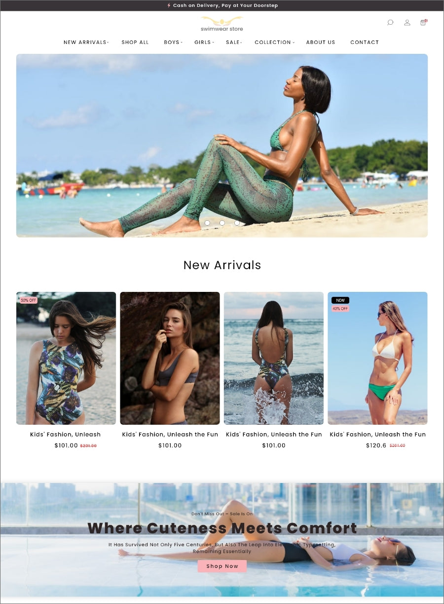 Swimwear Store Premium Shopify Theme