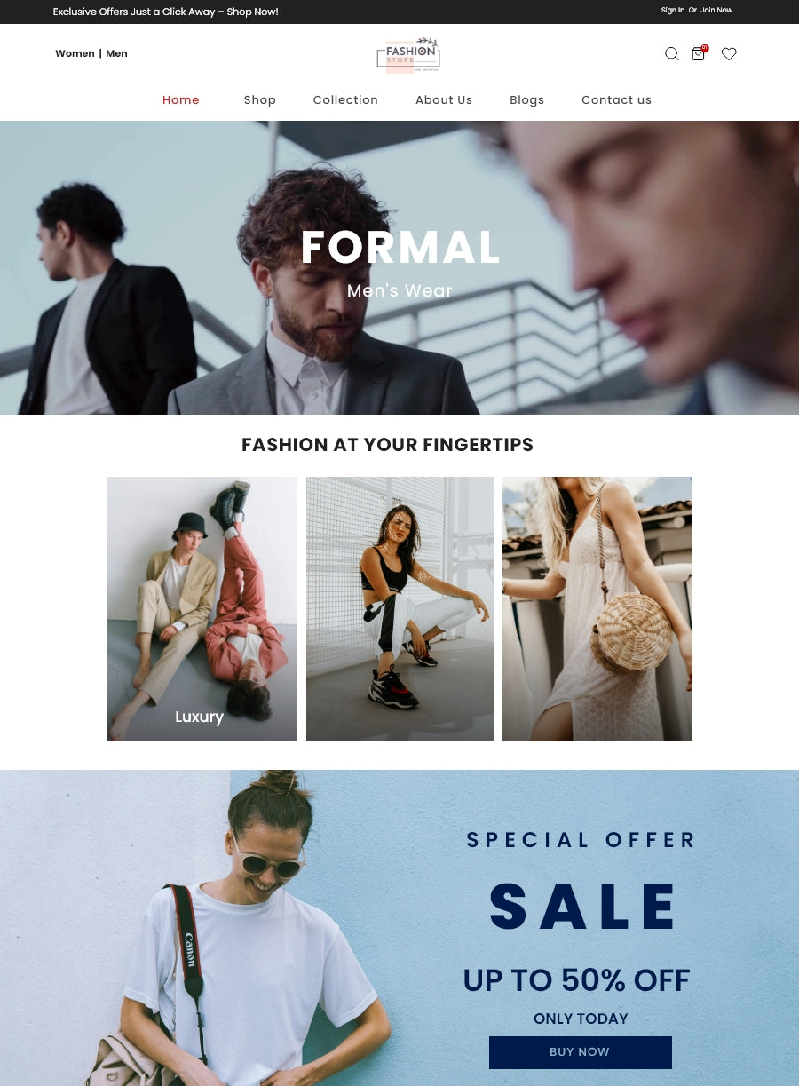 Free Wordpress Clothing Store Theme