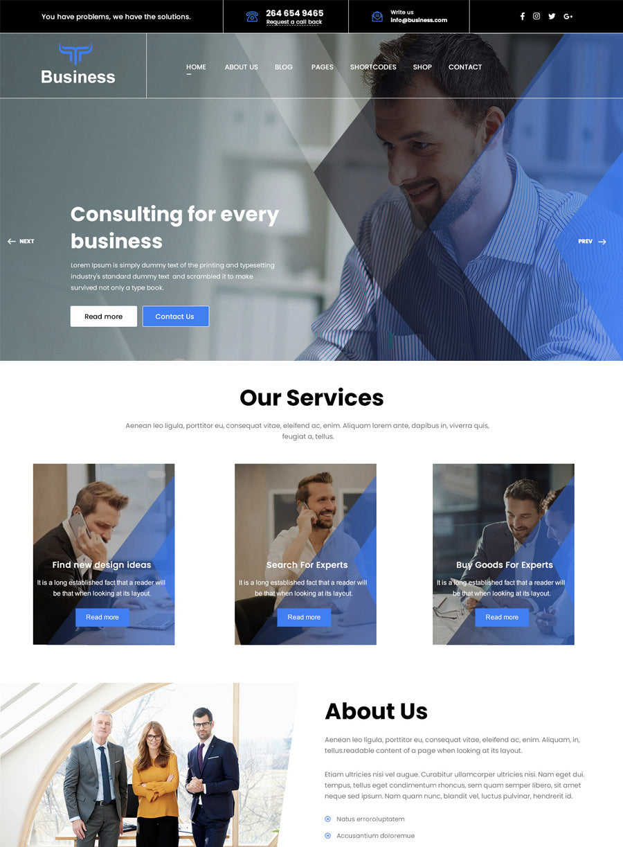 Houda Business Premium Wordpress Theme